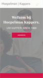 Mobile Screenshot of hoepelmankappers.nl